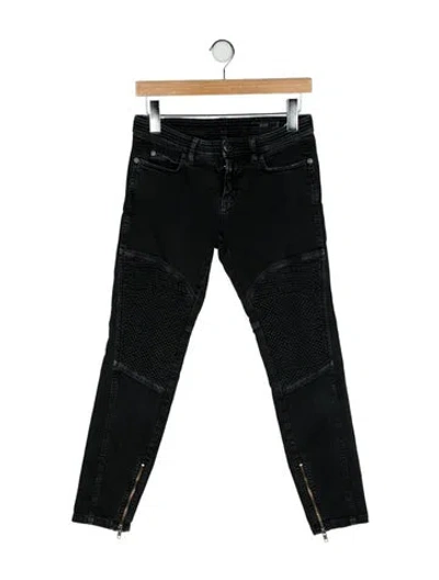 Pre-owned Closed Low-rise Skinny Leg Jeans In Black