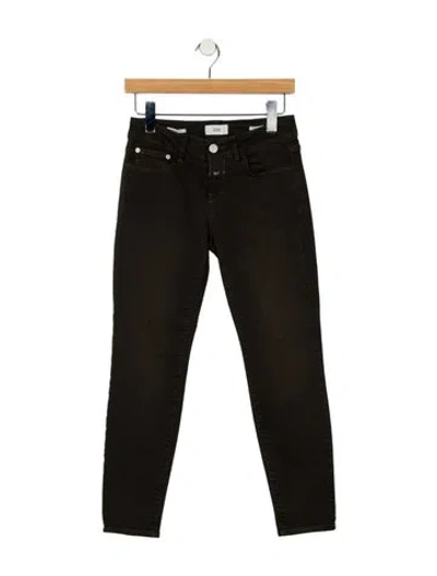 Pre-owned Closed Low-rise Skinny Leg Jeans In Black