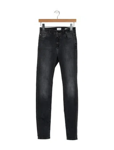 Pre-owned Closed Low-rise Skinny Leg Jeans In Black