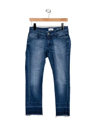 Pre-owned Closed Low-rise Skinny Leg Jeans In Blue