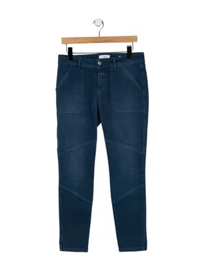 Pre-owned Closed Low-rise Skinny Leg Jeans In Blue