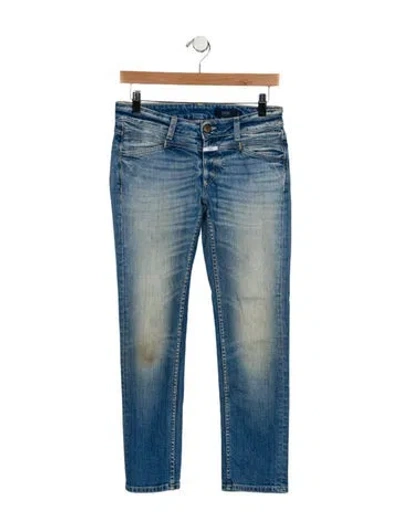 Pre-owned Closed Low-rise Skinny Leg Jeans In Blue
