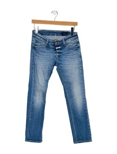 Pre-owned Closed Low-rise Skinny Leg Jeans In Blue