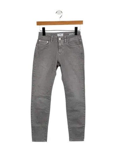 Pre-owned Closed Low-rise Skinny Leg Jeans In Gray