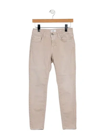 Pre-owned Closed Low-rise Skinny Leg Jeans In Gray