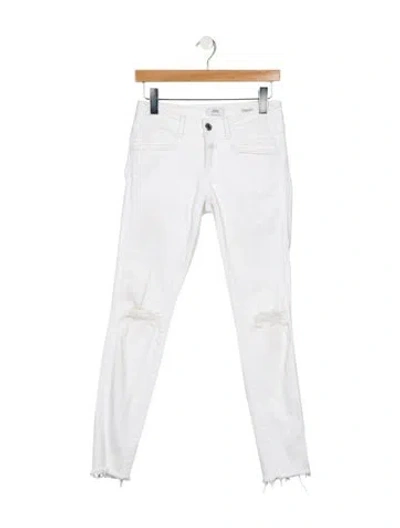 Pre-owned Closed Low-rise Skinny Leg Jeans In Neutral