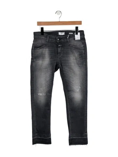 Pre-owned Closed Low-rise Skinny Leg Jeans W/ Tags In Black