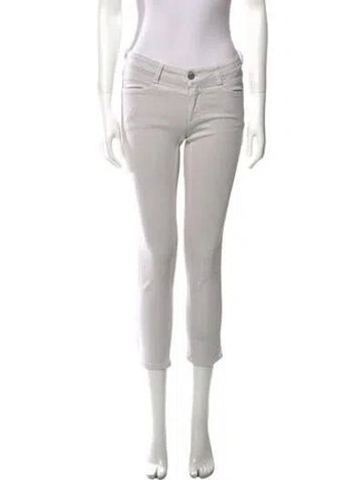 Pre-owned Closed Low-rise Straight Leg Jeans In Neutral