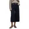 Closed Lyna Wide Leg Denim Jean In Black In Black