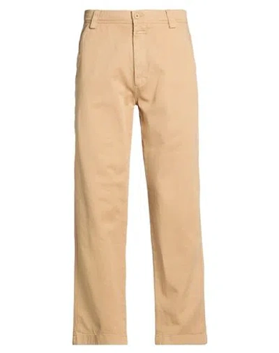 Closed Man Jeans Light Brown Size 31 Cotton In Beige
