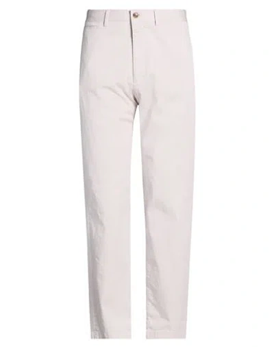 Closed Man Pants Light Grey Size 34 Organic Cotton, Elastane In Gray