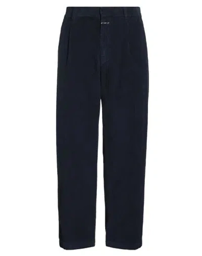 Closed Man Pants Navy Size 33w-32l Cotton, Elastane