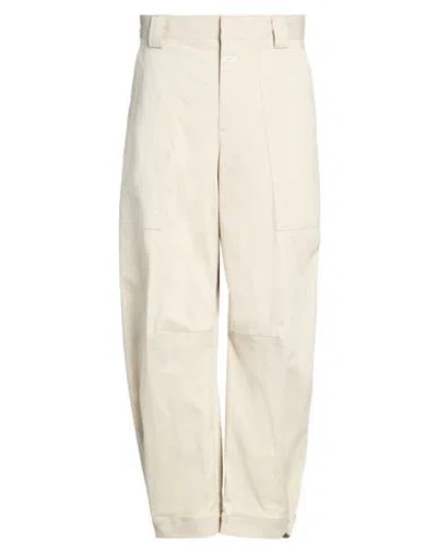 Closed Man Pants Off White Size 30 Cotton, Elastane
