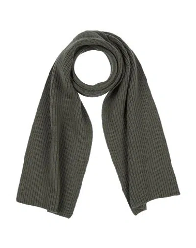 Closed Man Scarf Military Green Size - Wool