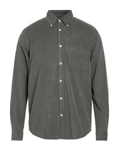 Closed Man Shirt Sage Green Size Xl Cotton