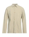 Closed Man Shirt Sage Green Size Xl Cotton, Elastane In Sage Green