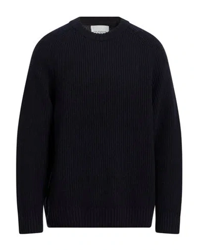 Closed Man Sweater Midnight Blue Size Xl Wool In Black