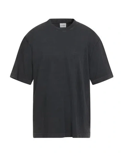 Closed Man T-shirt Charcoal Size L Organic Cotton