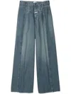 Closed Gillan Rigid Mid-rise Flared Jeans In Blue