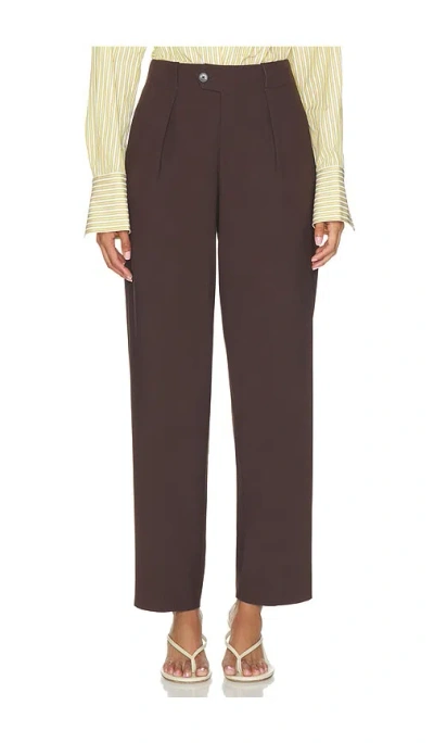Closed Mawson Pants In Mahogany Brown