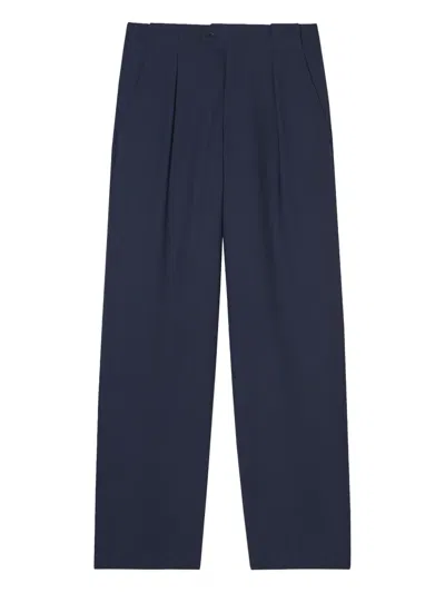 Closed Mawson Pleated Trousers In Blue
