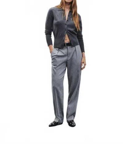 Closed Mawson Wide Leg Pants In Mud Grey In Gray