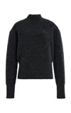 Closed Mã©lange-knit Sweater In Black