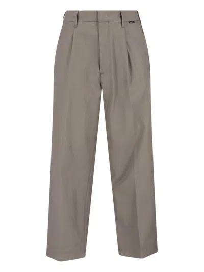 Closed Men's 100% Cotton Trousers In Green