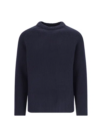 Closed Men's 100% Wool Sweater In Blue