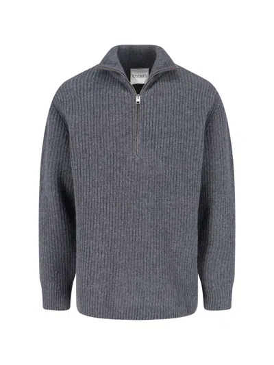 Closed Men's 100% Wool Sweater In Gray