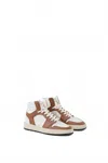 Closed Men's High Top Sneaker In Brown Sugar In Brown