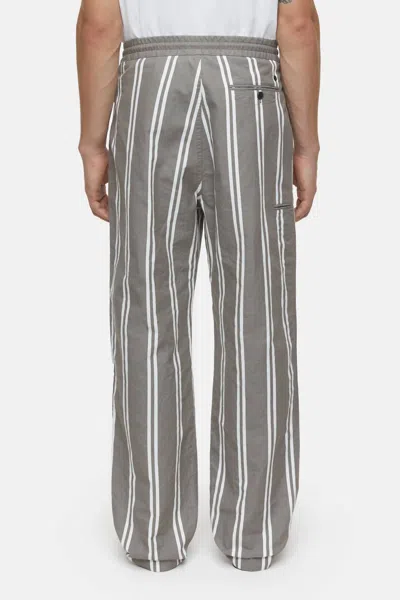 Closed Men's Samsun Wide Pants In Chalk Grey In Multi