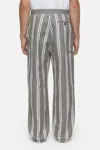 Closed Men's Samsun Wide Pants In Chalk Grey In Multi