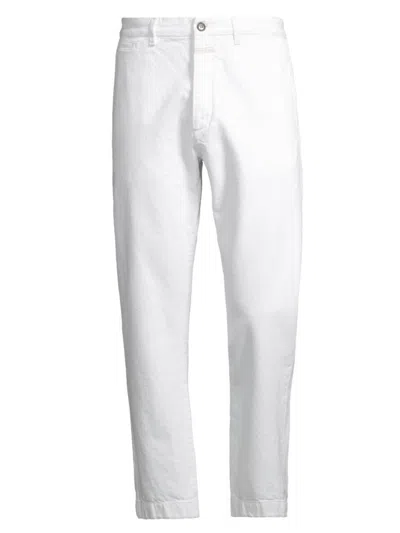 Closed Men's Tacoma Relaxed-fit Denim Pants In Ivory