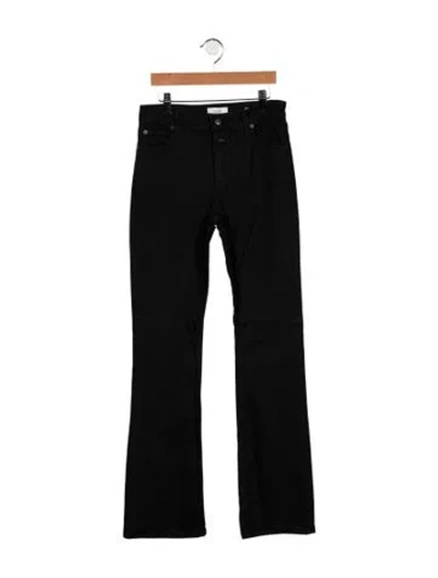 Pre-owned Closed Mid-rise Flared Jeans In Black