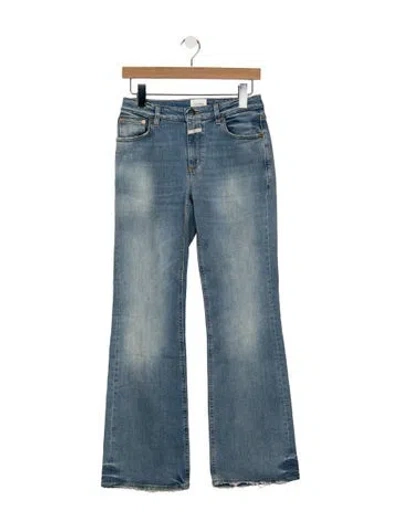 Pre-owned Closed Mid-rise Flared Jeans In Blue
