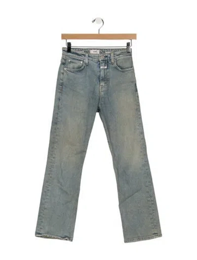 Pre-owned Closed Mid-rise Flared Jeans In Blue