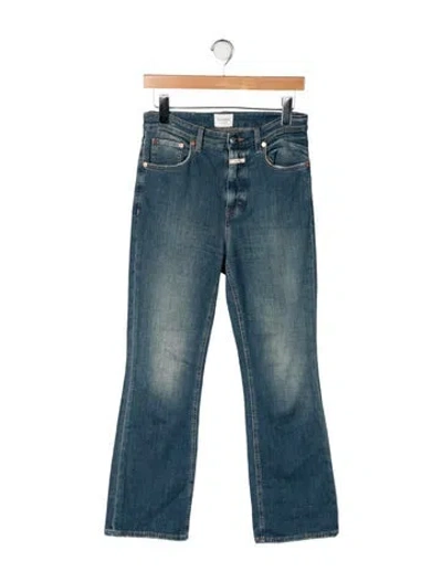 Pre-owned Closed Mid-rise Flared Jeans In Blue