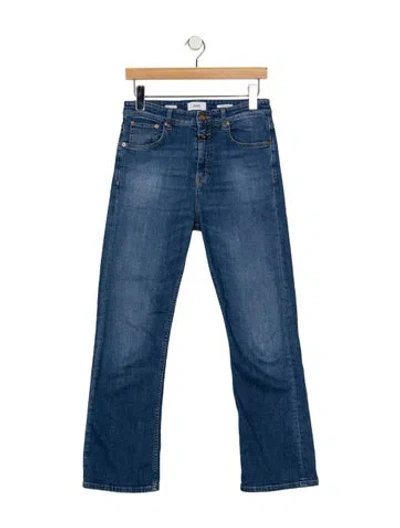 Pre-owned Closed Mid-rise Flared Jeans In Blue