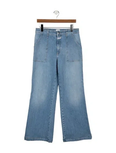 Pre-owned Closed Mid-rise Flared Jeans In Blue
