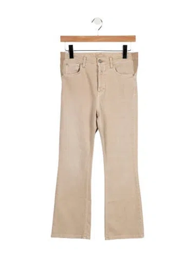 Pre-owned Closed Mid-rise Flared Jeans In Neutrals