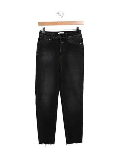 Pre-owned Closed Mid-rise Skinny Leg Jeans In Black