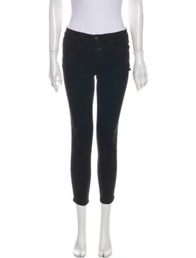 Pre-owned Closed Mid-rise Skinny Leg Jeans In Black