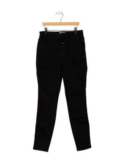 Pre-owned Closed Mid-rise Skinny Leg Jeans In Black