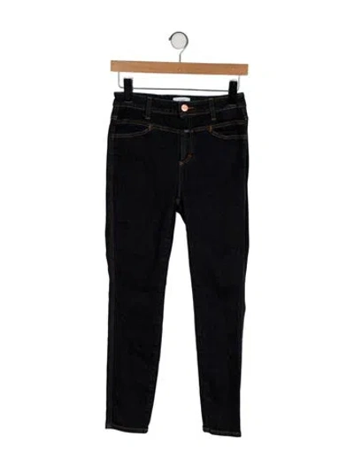 Pre-owned Closed Mid-rise Skinny Leg Jeans In Black