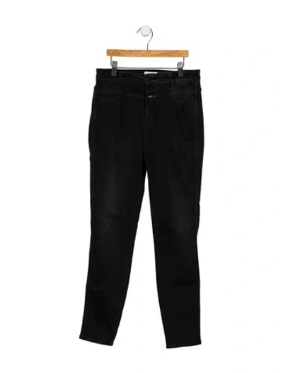 Pre-owned Closed Mid-rise Skinny Leg Jeans In Black