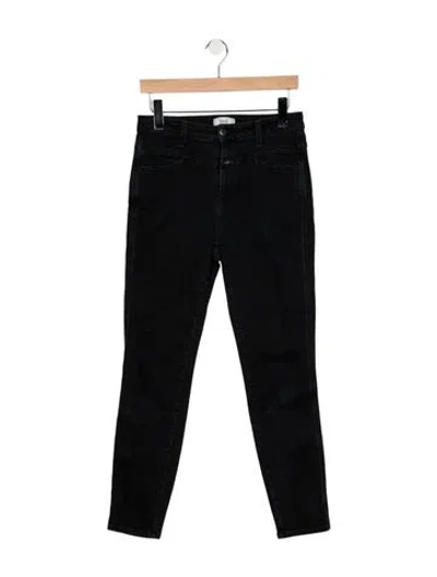 Pre-owned Closed Mid-rise Skinny Leg Jeans In Black