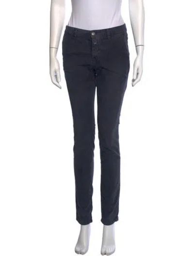 Pre-owned Closed Mid-rise Skinny Leg Jeans In Black