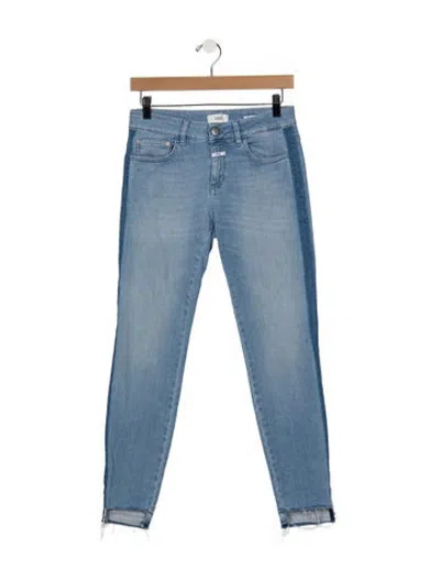 Pre-owned Closed Mid-rise Skinny Leg Jeans In Black