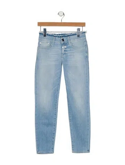 Pre-owned Closed Mid-rise Skinny Leg Jeans In Blue